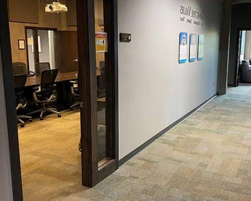 Hallway in the Beloit office